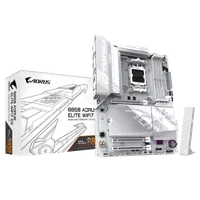 GIGABYTE B850 AORUS ELITE WIFI7 ICE Carte Mère - AMD Ryzen 9000 Series CPUs, VRM numérique 14+2+2 phases, jusqu'à 8200MHz DDR5 (OC), 1xPCIe 5.0 + 2xPCIe 4.0 M.2, LAN 2,5, WIFI 7, USB 3.2 Gen 2x2