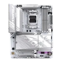 GIGABYTE B850 AORUS ELITE WIFI7 ICE Carte Mère - AMD Ryzen 9000 Series CPUs, VRM numérique 14+2+2 phases, jusqu'à 8200MHz DDR5 (OC), 1xPCIe 5.0 + 2xPCIe 4.0 M.2, LAN 2,5, WIFI 7, USB 3.2 Gen 2x2 - 2