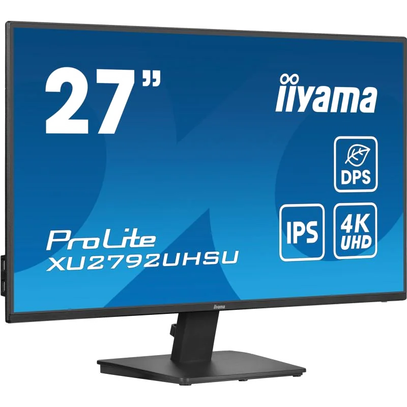 iiyama ProLite XU2792UHSU-B6 écran plat de PC 68,6 cm (27") 3840 x 2160 pixels 4K Ultra HD LED Noir