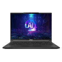 MSI Stealth A16 AI+ A3XVGG-004FR AMD Ryzen AI 9 HX 370 Ordinateur portable 40,6 cm (16") Quad HD+ 32 Go LPDDR5x-SDRAM 2 To SSD NVIDIA GeForce RTX 4070 Wi-Fi 7 (802.11be) Windows 11 Pro Noir - 2
