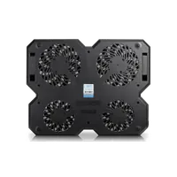 Support Refroidisseur PC Portable DeepCool MULTI CORE X6 - 4 Ventilateurs, Noir - 3
