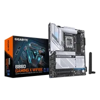 GIGABYTE B860 GAMING X WIFI6E Carte mère - Processeurs Intel Core Ultra, VRM 12+1+2+1 phases, jusqu'à 9066MHz DDR5, 1xPCIe 5.0 + 2xPCIe 4.0 M.2, LAN 2,5 GbE, WIFI 6E, USB4 - 2