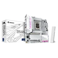 GIGABYTE B860M AORUS ELITE WF6E ICE Carte mère - Processeurs Intel Core Ultra, VRM 12+1+2+1 phases, jusqu'à 9200MHz DDR5, 1xPCIe 5.0 + 2xPCIe 4.0 M.2, LAN 2,5 GbE, WIFI 6E, USB 4 - 1