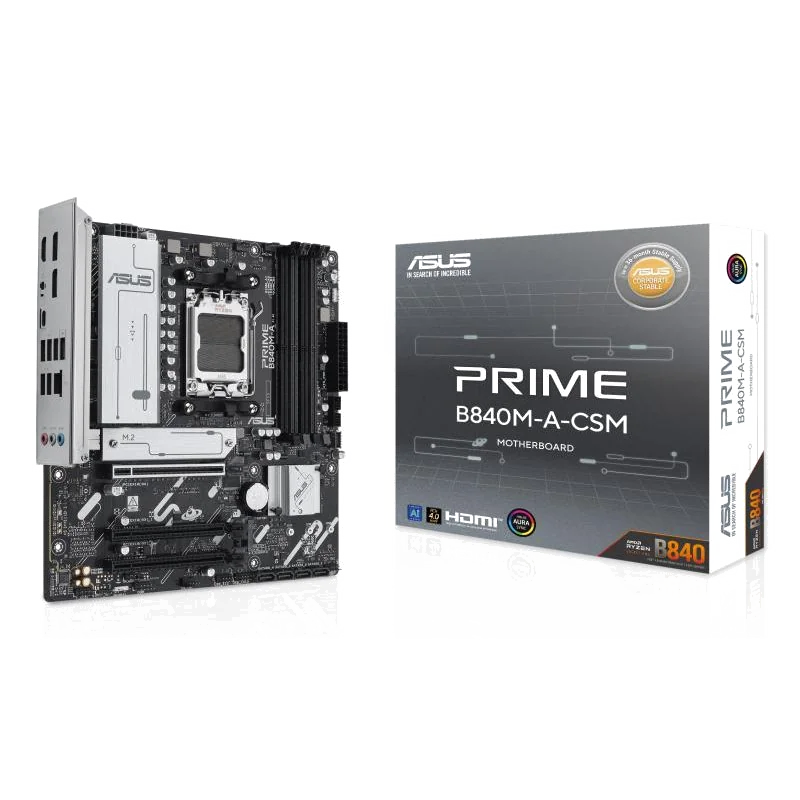 ASUS PRIME B840M-A-CSM AMD B840 Emplacement AM5 micro ATX