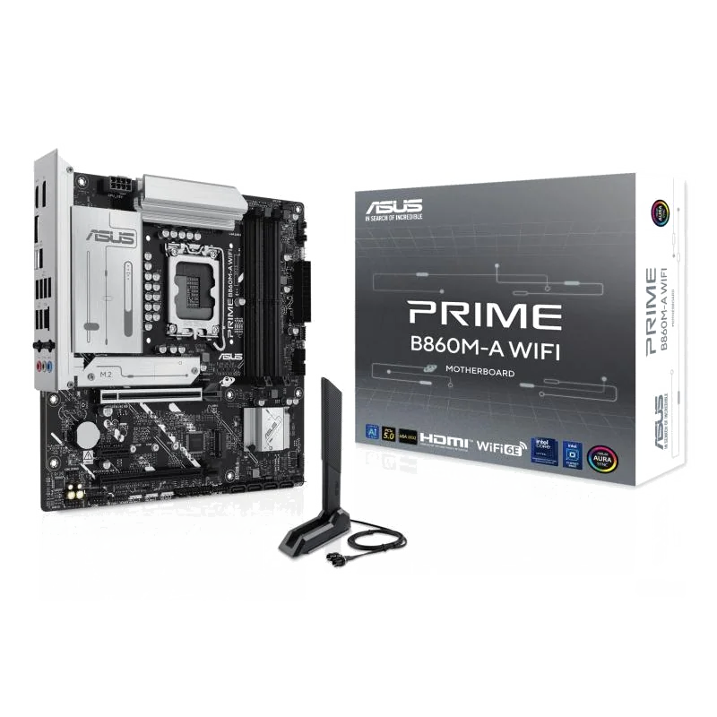 ASUS PRIME B860M-A WIFI Intel B860 LGA 1851 (Socket V1) micro ATX