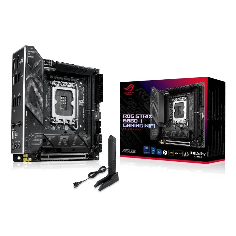 ASUS ROG STRIX B860-I GAMING WIFI Intel B860 LGA 1851 (Socket V1) mini ITX