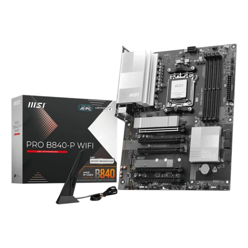 MSI PRO B840-P WIFI carte mère AMD B840 Emplacement AM5 ATX