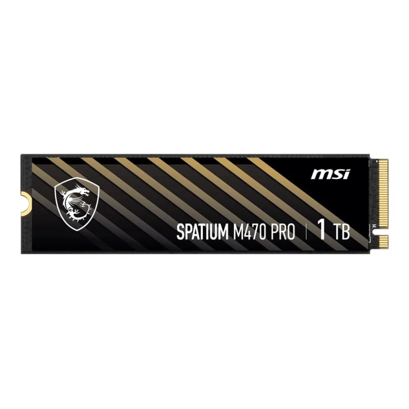 MSI Spatium M470 PRO PCIe 4.0 NVMe M.2 1TB 1 To PCI Express 4.0 3D NAND