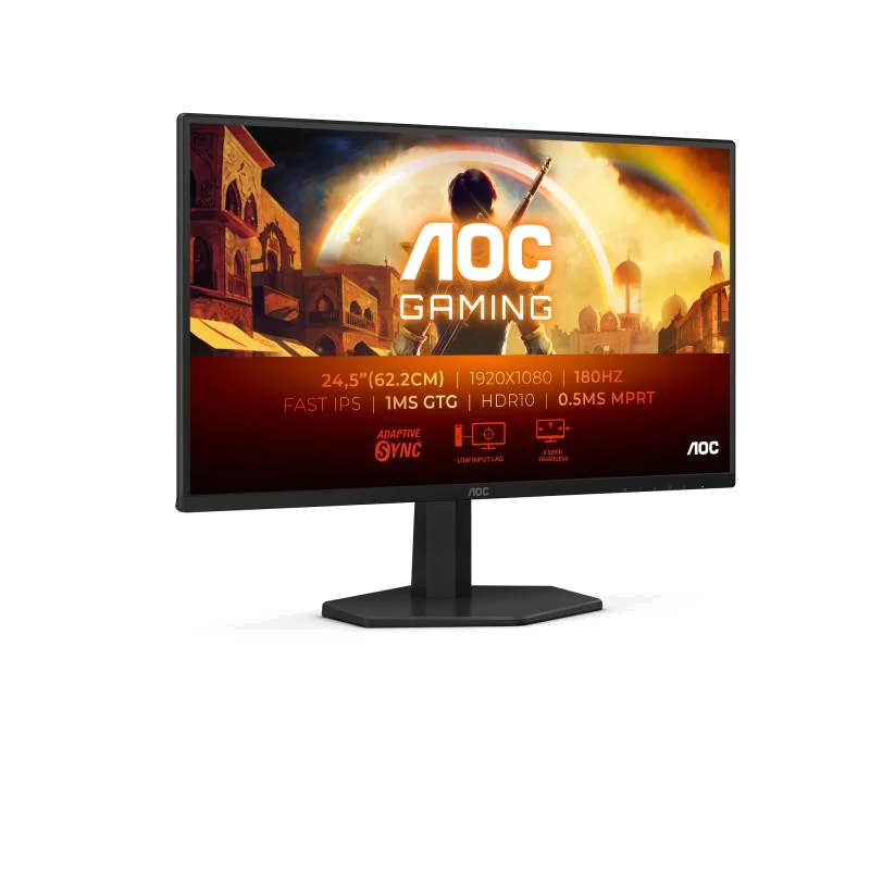 AOC G4 25G42E écran plat de PC 62,2 cm (24.5") 1920 x 1080 pixels Full HD LED Noir, Rouge