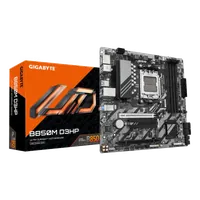 GIGABYTE B850M D3HP Carte Mère - Processeurs AMD Ryzen Série 9000, 5+2+2 phases VRM numériques, jusqu'à 8200MHz DDR5 (OC), 1xPCIe 5.0 + 1xPCIe 4.0 M.2, LAN GbE, USB 3.2 Gen 2 - 2