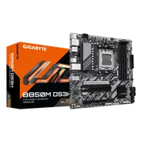 GIGABYTE B850M DS3H Carte Mère - Processeurs AMD Ryzen Série 9000, 16+2+2 phases VRM numériques, jusqu'à 8200MHz DDR5 (OC), 1xPCIe 5.0 + 1xPCIe 4.0 M.2, LAN 2.5, USB 3.2 Gen 2 - 2
