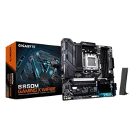 GIGABYTE B850M GAMING X WIFI6E Carte Mère - Processeurs AMD Ryzen Série 9000, VRM numérique 10+2+2 phases, jusqu'à 8200MHz DDR5 (OC), 1xPCIe 5.0 + 1xPCIe 4.0 M.2, LAN 2.5, WIFI 6E, USB 3.2 Gen 2. - 2