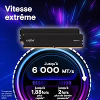 Kit Mémoire Crucial Pro 128 Go (2x64 Go) DDR5 5600 MHz CL46 - 2