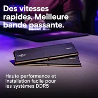 Kit Mémoire Crucial Pro 128 Go (2x64 Go) DDR5 5600 MHz CL46 - 6