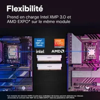 Kit Mémoire Crucial Pro CP2K32G64C40U5W DDR5 64 Go (2x32 Go) 6400 MHz CL40 - 4