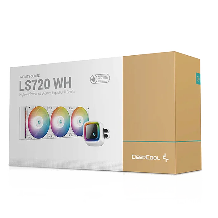 Kit Watercooling AIO DeepCool LS520 SE RGB - 240mm (Blanc)