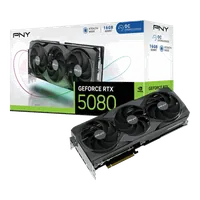 PNY GeForce RTX 5080 Overclocked Triple Fan GPU NVIDIA 16 Go GDDR7 - 9