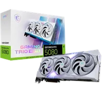 MSI GAMING GEFORCE RTX 5080 16G TRIO OC WHITE carte graphique NVIDIA 16 Go GDDR7