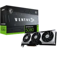 MSI VENTUS GEFORCE RTX 5080 16G 3X OC PLUS carte graphique NVIDIA 16 Go GDDR7 - 1