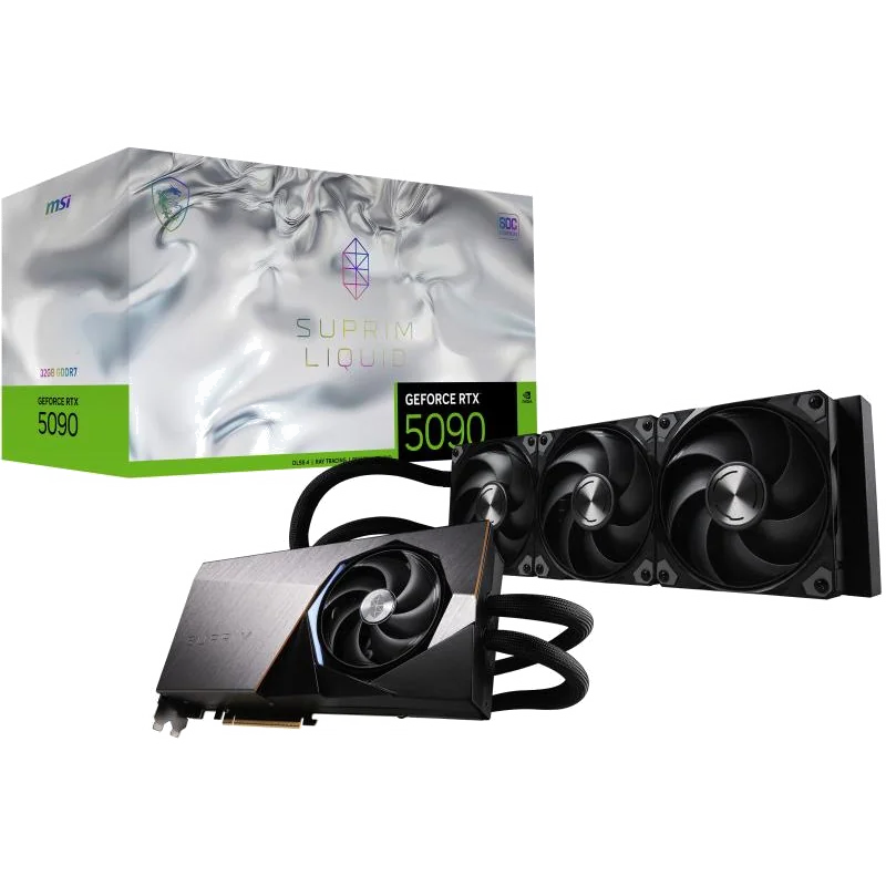 MSI SUPRIM GEFORCE RTX 5090 32G LIQUID SOC carte graphique NVIDIA 32 Go GDDR7