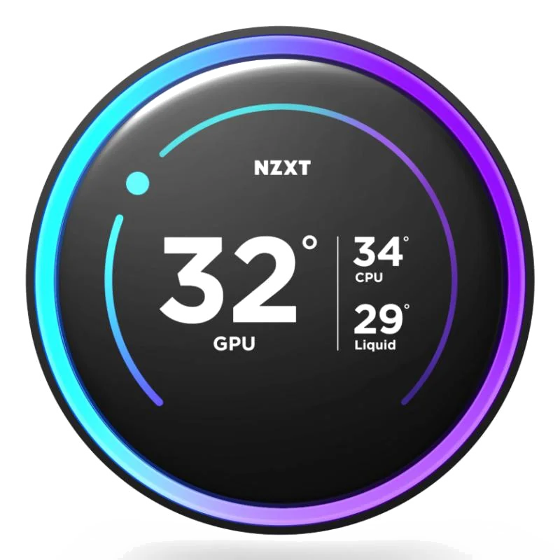 NZXT Kraken Elite 360 RGB Processeur Refroidisseur de liquide tout-en-un 12 cm Noir 1 pièce(s)