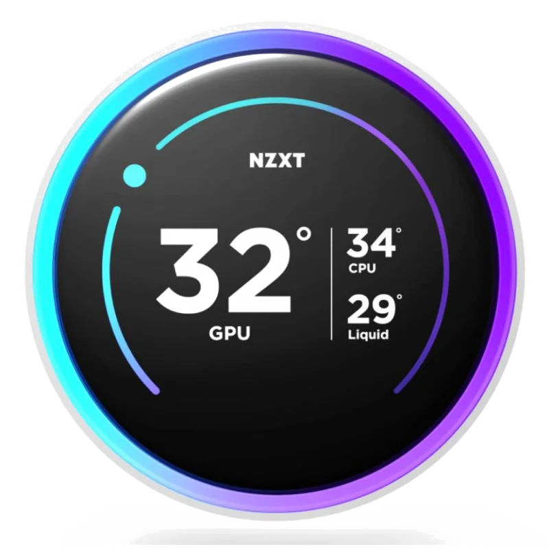 NZXT Kraken Elite 360 RGB Processeur Refroidisseur de liquide tout-en-un 12 cm Blanc 1 pièce(s)