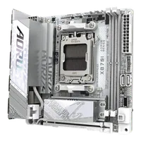 GIGABYTE X870I AORUS PRO ICE Carte mère - Compatible avec les processeurs AMD Ryzen série 9000, VRM 8+2+1 phases, jusqu'à 8400 MHz DDR5 (OC), 1xPCIe 5.0 M.2 + 1xPCIe 4.0 M.2, WI-FI 7, LAN 2,5 GbE, USB 4 - 3