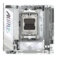 GIGABYTE X870I AORUS PRO ICE Carte mère - Compatible avec les processeurs AMD Ryzen série 9000, VRM 8+2+1 phases, jusqu'à 8400 MHz DDR5 (OC), 1xPCIe 5.0 M.2 + 1xPCIe 4.0 M.2, WI-FI 7, LAN 2,5 GbE, USB 4 - 4