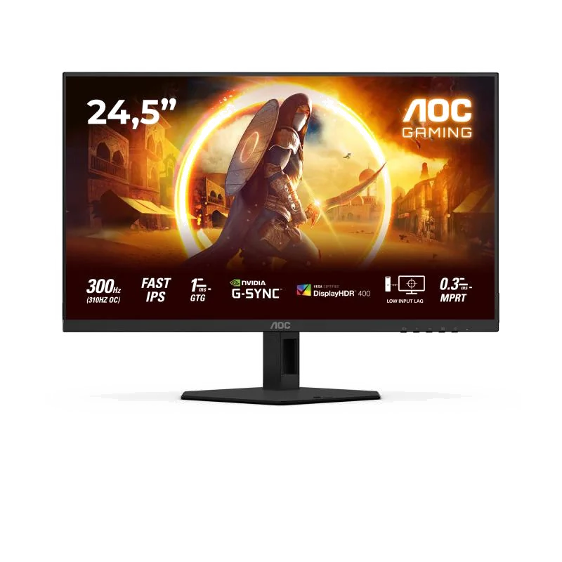 AOC G4 25G4SRE écran plat de PC 62,2 cm (24.5") 1920 x 1080 pixels Full HD LED Noir, Rouge