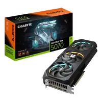 GIGABYTE GeForce RTX 5070 GAMING OC 12G Carte Graphique - 12 Go GDDR7, 192 bits, PCI-E 5.0, 2625 MHz Core Clock, 3 x DP 2.1a, 1 x HDMI 2.1b, NVIDIA DLSS 4, GV-N5070GAMING OC-12GD