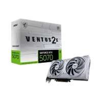 MSI GeForce RTX5070 VENTUS 2X OC White NVIDIA GeForce RTX 5070 12 Go GDDR7 - 1
