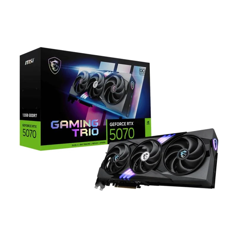 MSI GAMING GeForce RTX 5070 12G TRIO OC NVIDIA 12 Go GDDR7