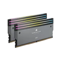 Kit Mémoire RAM Corsair Dominator Titanium RGB DDR5 64 Go (2x32 Go) 6000 MHz CL30 Blanc - 2
