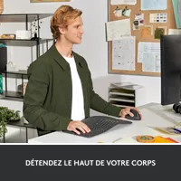 Logitech Souris LIFT LEFT VERTICAL ERGO Bluetooth - Graphite - 11