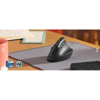 Logitech Souris LIFT LEFT VERTICAL ERGO Bluetooth - Graphite - 17