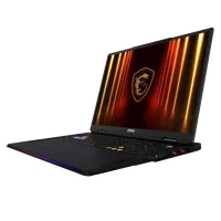 MSI Raider 18 HX AI A2XWIG-270FR Intel Core Ultra 9 285HX Ordinateur portable 45,7 cm (18") UHD+ 64 Go DDR5-SDRAM 4 To SSD NVIDIA GeForce RTX 5080 Wi-Fi 7 (802.11be) Windows 11 Pro Français Noir - 2