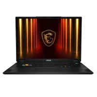 MSI Stealth 18 HX AI A2XWIG-014FR Intel Core Ultra 9 275HX Ordinateur portable 45,7 cm (18") Quad HD+ 32 Go DDR5-SDRAM 2 To SSD NVIDIA GeForce RTX 5080 Wi-Fi 7 (802.11be) Windows 11 Pro Français Noir - 2
