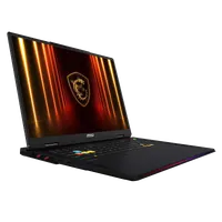 MSI Raider 18 HX AI A2XWJG-403FR Intel Core Ultra 9 285HX Ordinateur portable 45,7 cm (18") UHD+ 64 Go DDR5-SDRAM 4 To SSD NVIDIA GeForce RTX 5090 Wi-Fi 7 (802.11be) Windows 11 Pro Français Noir - 5