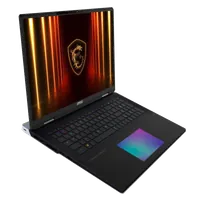 MSI Titan 18 HX AI A2XWIG-402FR Intel Core Ultra 9 285HX Ordinateur portable 45,7 cm (18") UHD+ 64 Go DDR5-SDRAM 6 To SSD NVIDIA GeForce RTX 5080 Wi-Fi 7 (802.11be) Windows 11 Pro Français Noir - 13