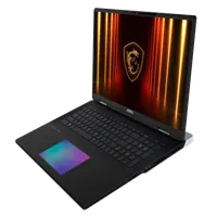 MSI Titan 18 HX AI A2XWIG-402FR Intel Core Ultra 9 285HX Ordinateur portable 45,7 cm (18") UHD+ 64 Go DDR5-SDRAM 6 To SSD NVIDIA GeForce RTX 5080 Wi-Fi 7 (802.11be) Windows 11 Pro Français Noir - 14