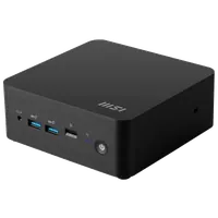 MSI Cubi NUC 1MG-001EU PC/poste de travail Intel Core 7 150U 16 Go DDR5-SDRAM 1 To SSD Windows 11 Pro Mini PC Noir - 1