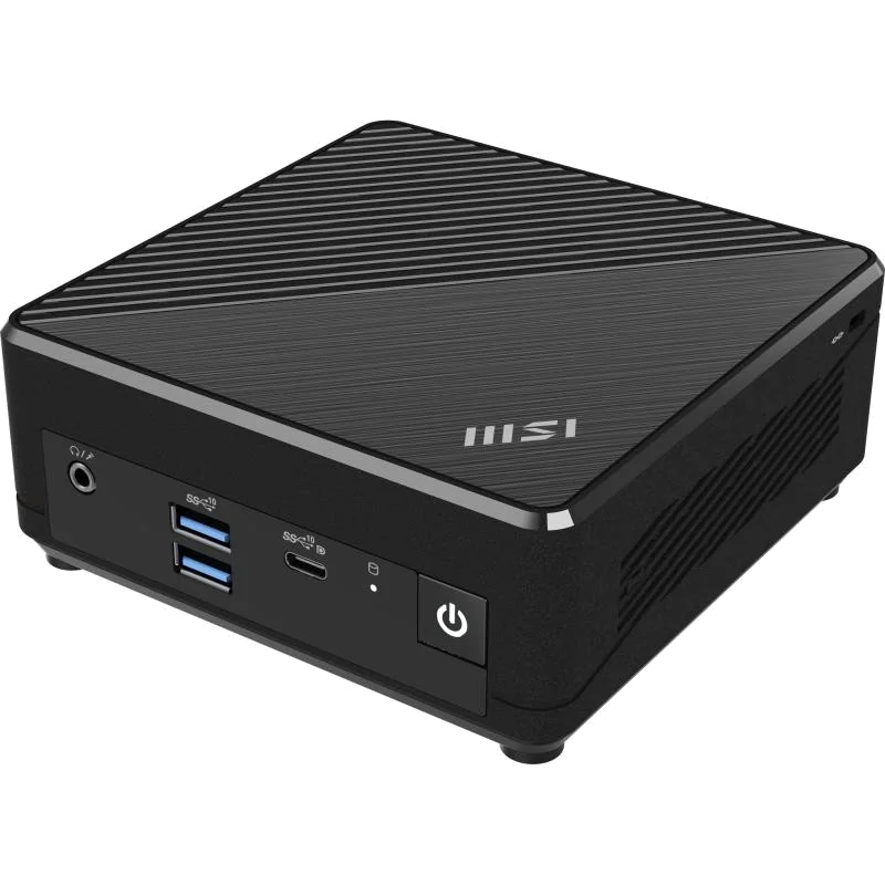 MSI Cubi N ADL S-078EU Intel® N N100 4 Go DDR4-SDRAM 128 Go SSD Windows 11 Pro Mini PC Noir