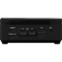 MSI Cubi N ADL S-078EU Intel® N N100 4 Go DDR4-SDRAM 128 Go SSD Windows 11 Pro Mini PC Noir - 3