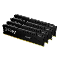 Kingston Technology FURY Beast 128 Go 5600 MT/s DDR5 CL40 DIMM (Kits de 4) Black XMP