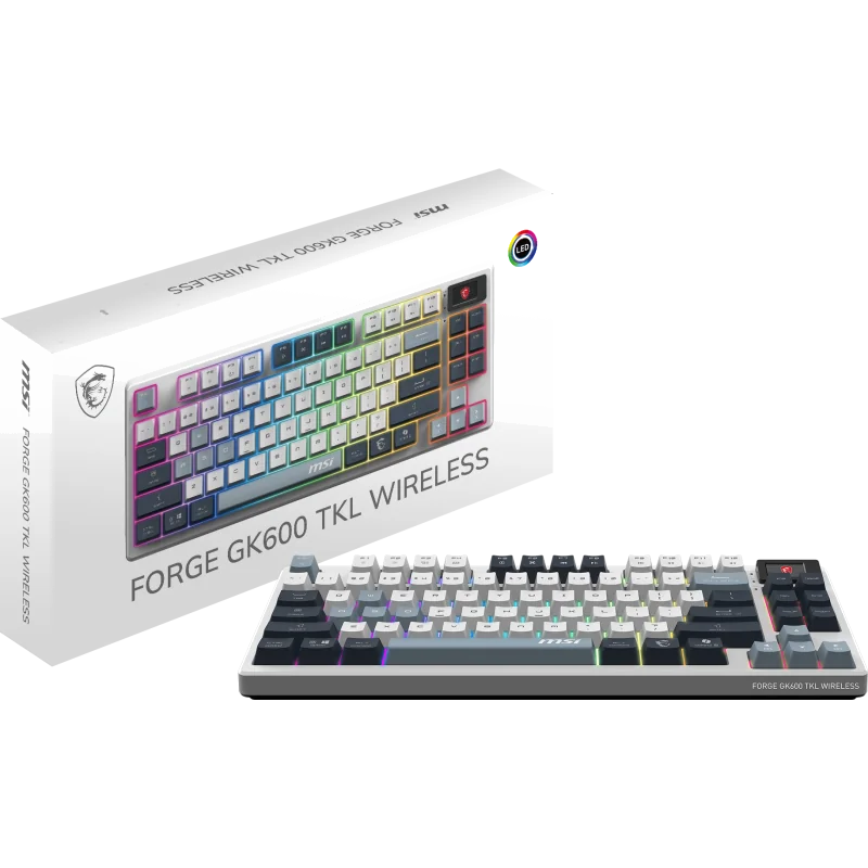 MSI FORGE GK600 TKL W SKY FR