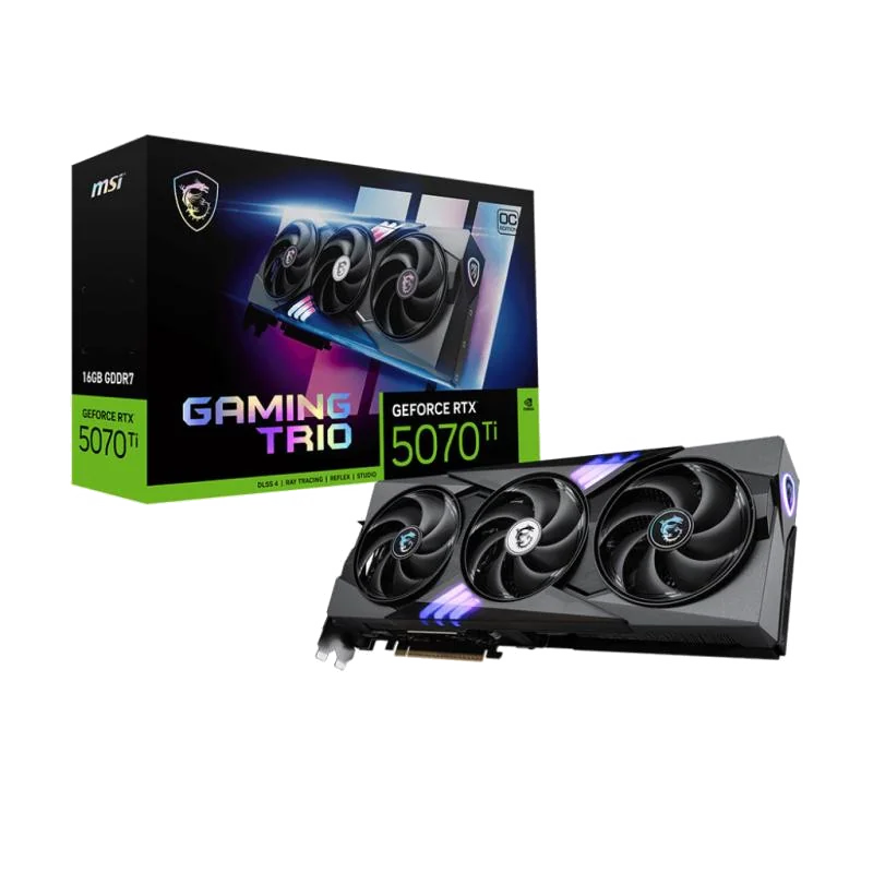 MSI GAMING GeForce RTX 5070 Ti 16G TRIO OC NVIDIA 16 Go GDDR7