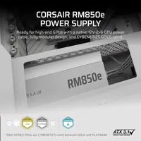 Alimentation CORSAIR RM850e White Series 850W ATX 3.1 Modulaire - 4