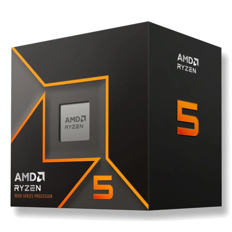 Processeur AMD Ryzen 5 9600X - 6 Cœurs, 12 Threads, Socket AM5, 3.9 GHz