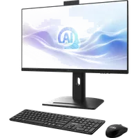 MSI Modern AM273QP AI 1UM-233FR Intel Core Ultra 7 155H 68,6 cm (27") 2560 x 1440 pixels PC All-in-One 32 Go DDR5-SDRAM 1 To SSD Windows 11 Pro Wi-Fi 6E (802.11ax) Noir - 3