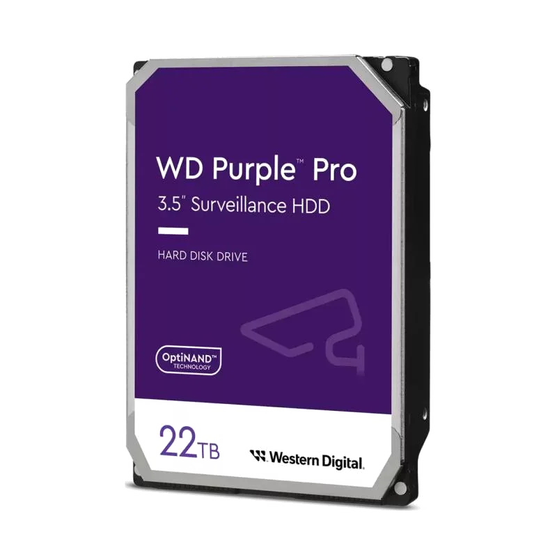 Disque Dur Interne Western Digital Purple Pro 22 To - Surveillance Professionnelle